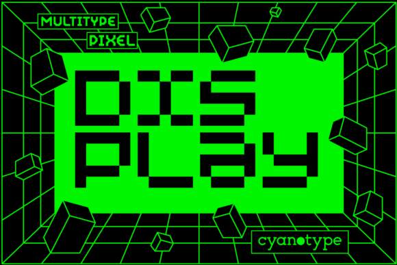 Boost Campaign Impact with MultiType Pixel Display Font