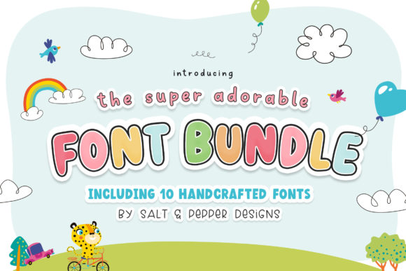 Boost Your Campaign with The Adorable Bundle Font Collection