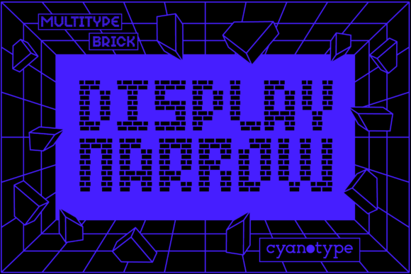 Bringing a Pixelated Edge to Editorial Design with MultiType Brick Display Narrow