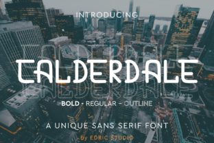Calderdale: A Modern Sans Serif Font for Digital Creativity