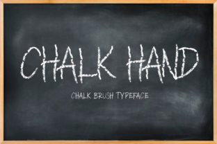 Chalk Hand: A Display Font with a Rough, Edgy Charm