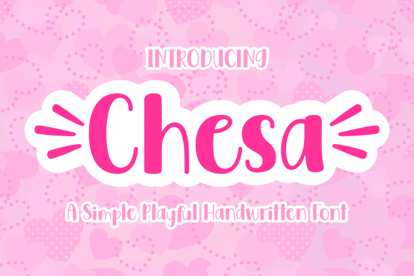 Chesa: A Playful Display Font for Creative Projects