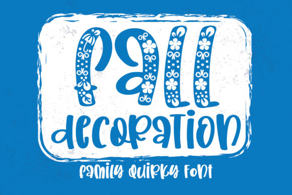Enhance Your Editorial Design with Fall Decoration Font