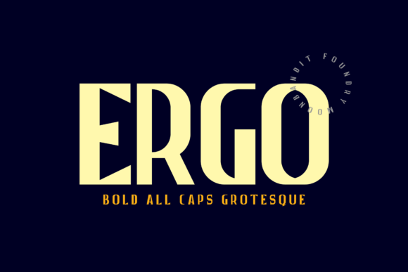 Ergo: A Bold Sans Serif for Impactful Branding