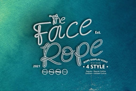 Face Rope: A Bold Display Font for Creative Projects