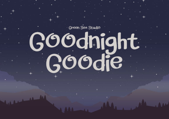 Goodnight Goodie: A Playful Font for Branding Success