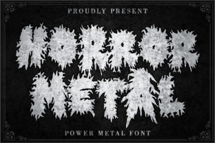 Horror Metal Font for Bold Web Design