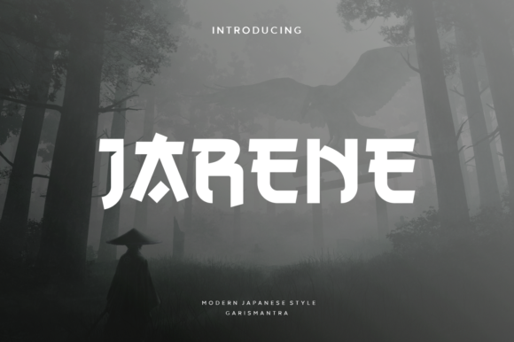 Jarene: A Modern Display Font with Ninja-Inspired Elegance