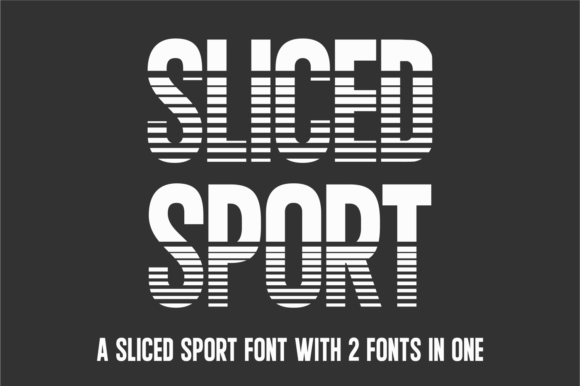 JP Sliced Sport Font for Bold Digital Design