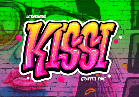 Kissi Font: A Street Art-Inspired Display Typeface for Modern Publishing