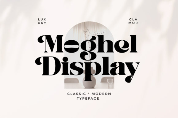 Moghel Display for Modern Editorial Design