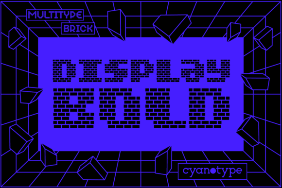 MultiType Brick Display Bold for Branding Impact