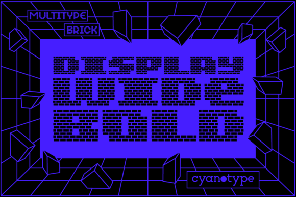 MultiType Brick Display Wide Bold for Web Projects
