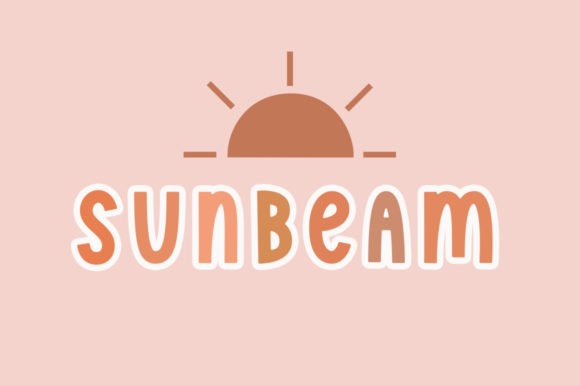 Sunbeam Font for Small Business Branding