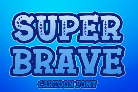 Super Brave: A Playful Display Font for Editorial Design
