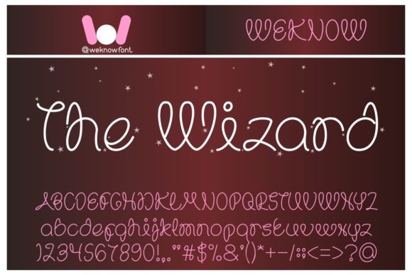 The Wizard Font for Editorial Design and Creative Projects